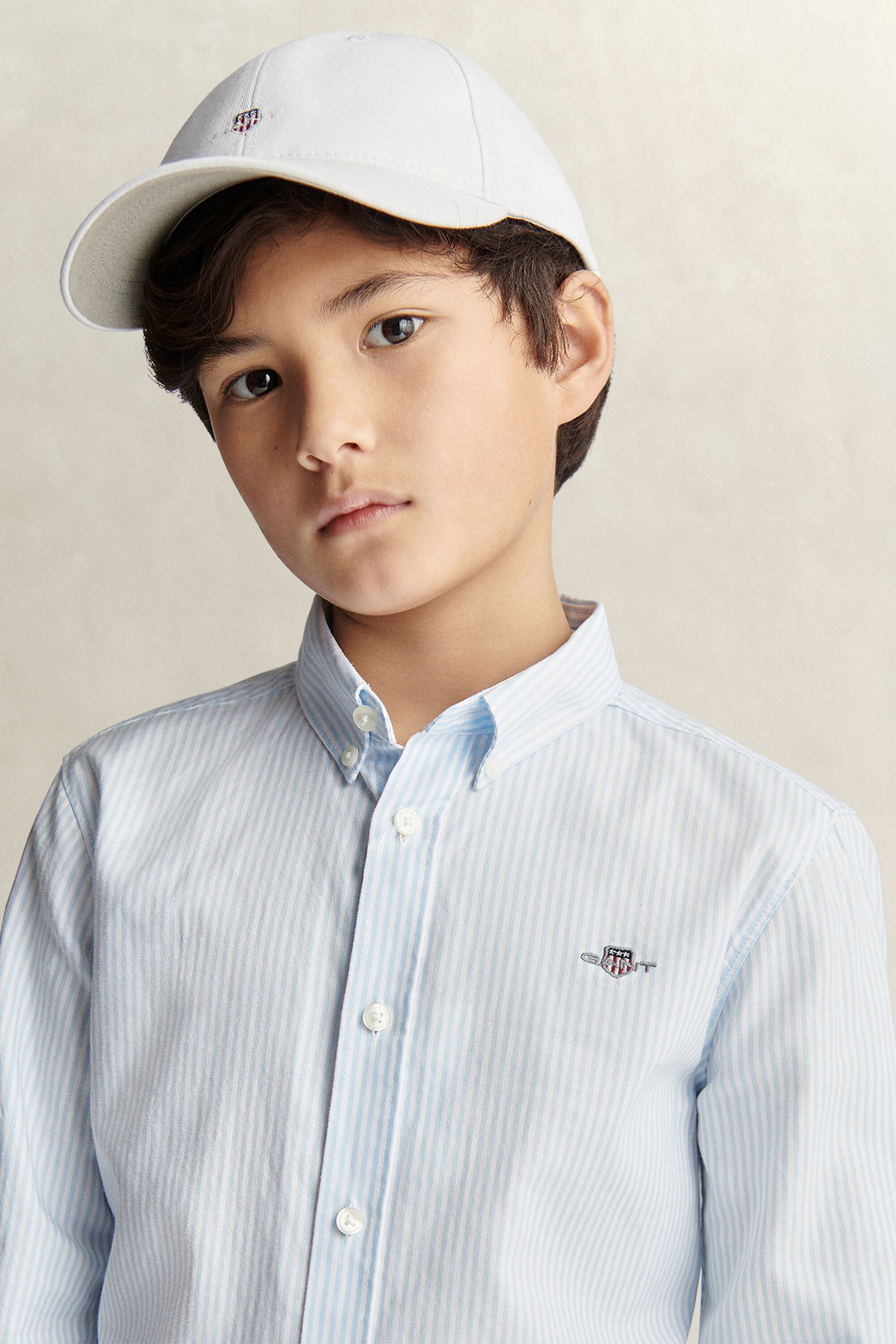 Camicia Oxford a righe Teen Boys
