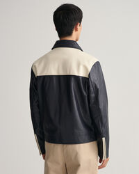 Giacca in pelle corta