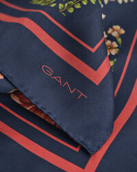 Foulard di seta con stampa a fiori