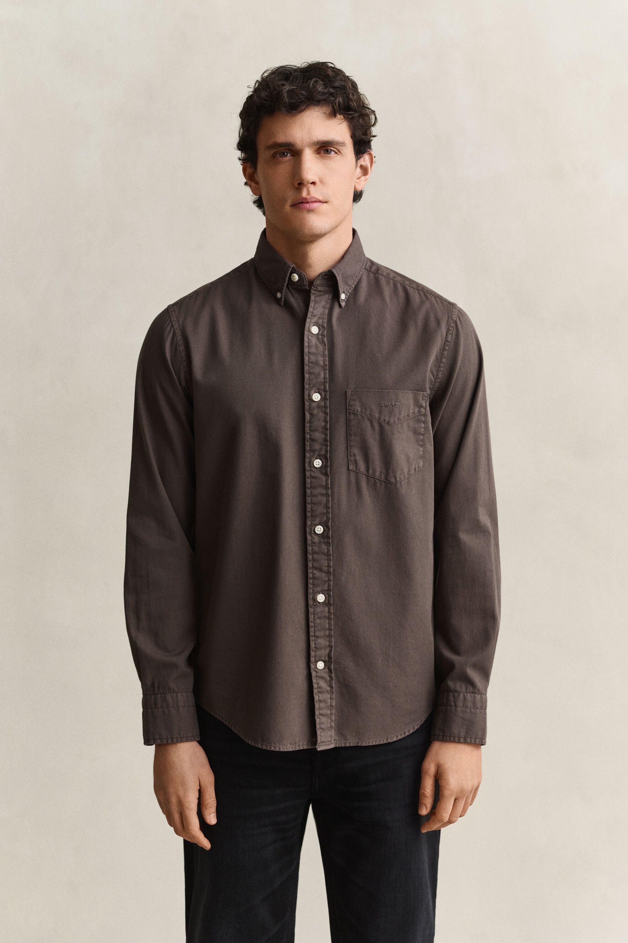 Camicia in twill regular fit