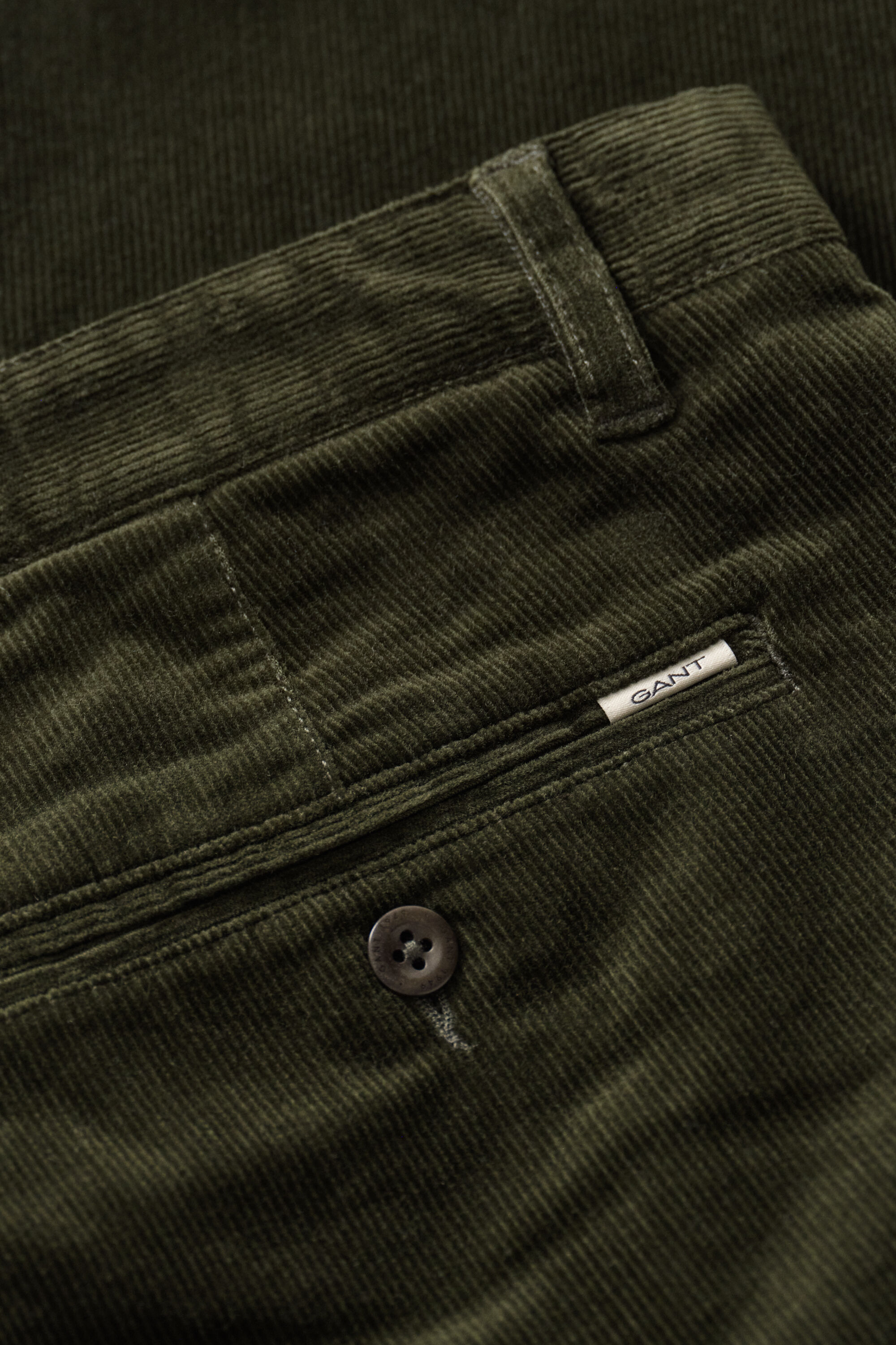 Pantaloni chino in velluto a coste slim