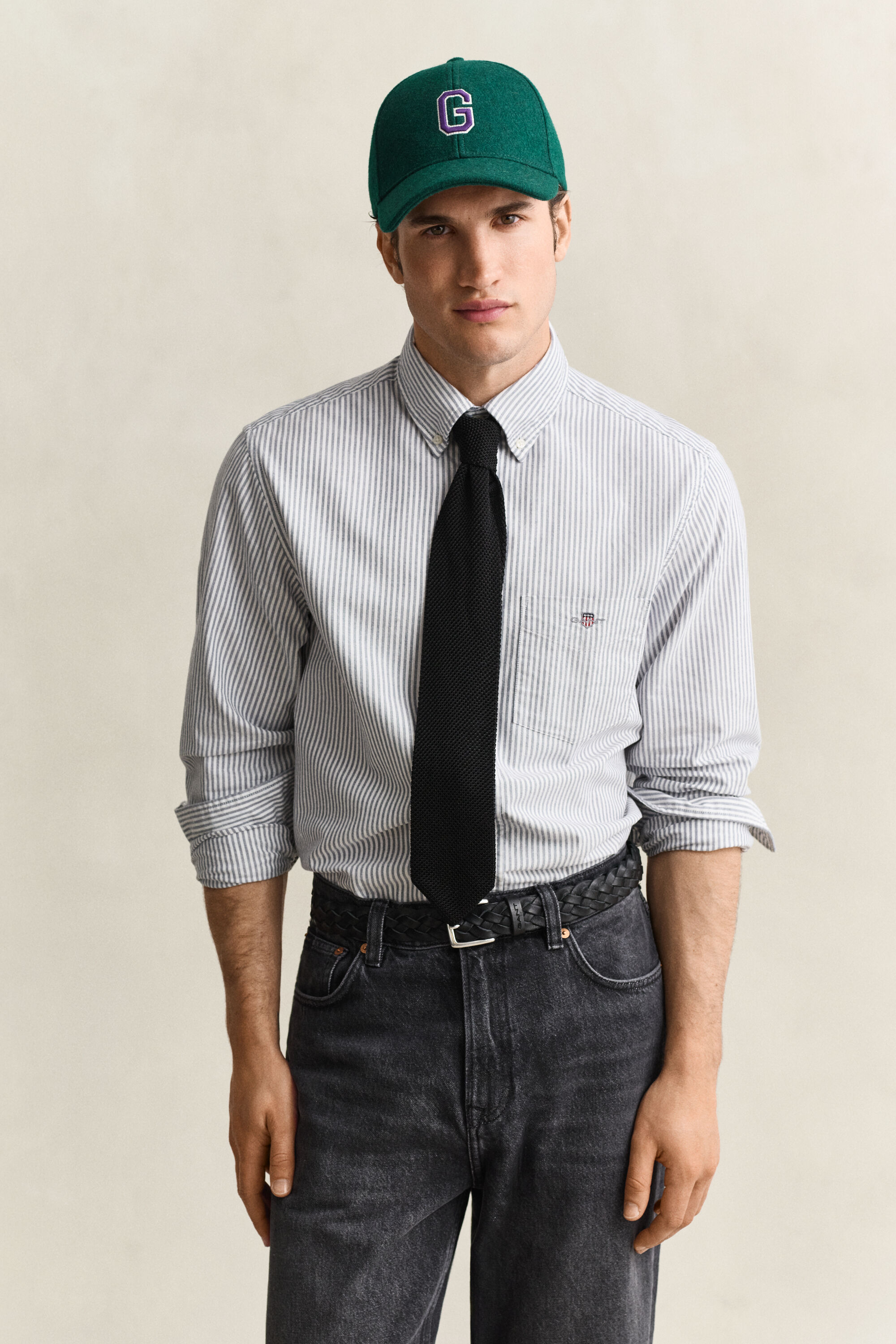 Camicia Oxford a righe Classic regular
