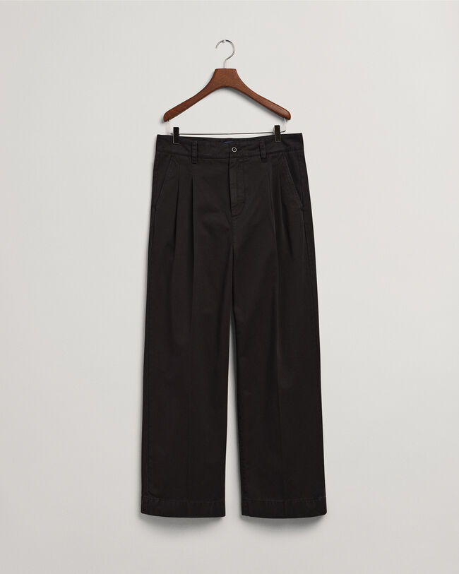 Pantaloni chino voluminosi con pinces