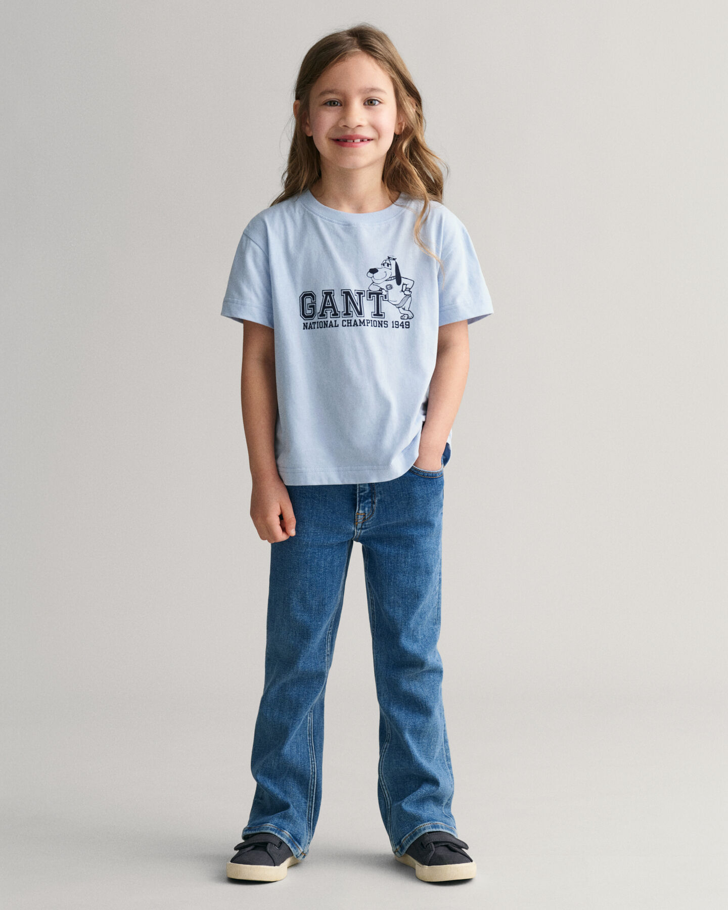 T-shirt GANT con stampa di cane Kids