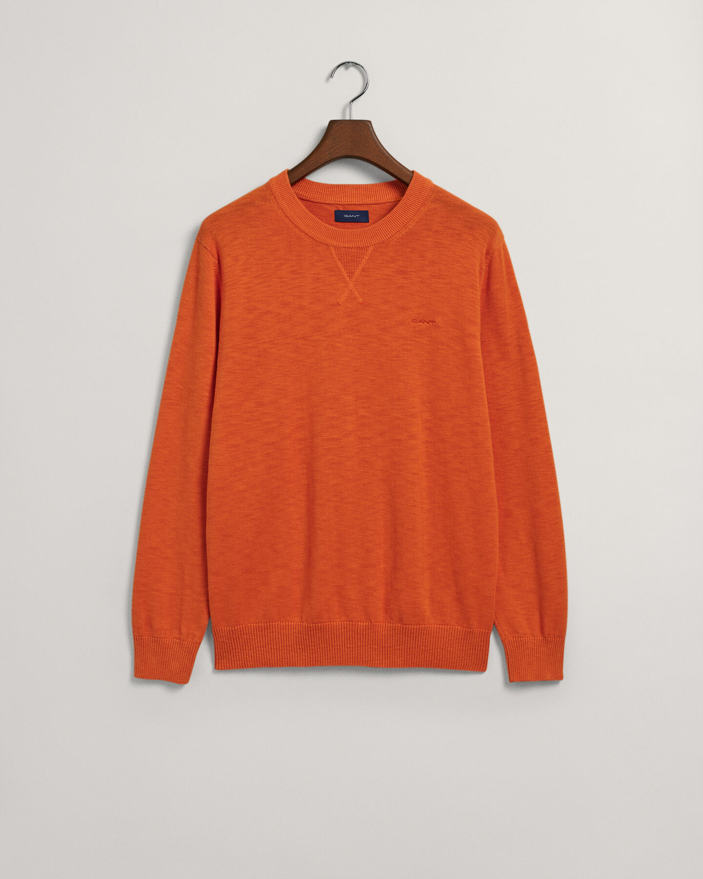 Maglia girocollo in cotone flamme