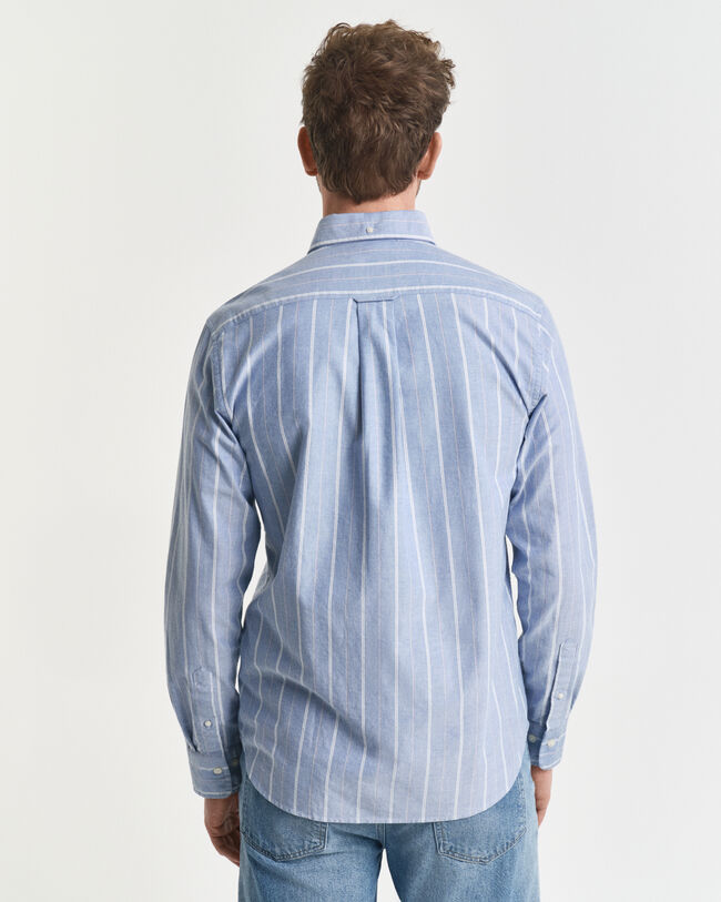 Camicia Oxford classica a righe regular fit