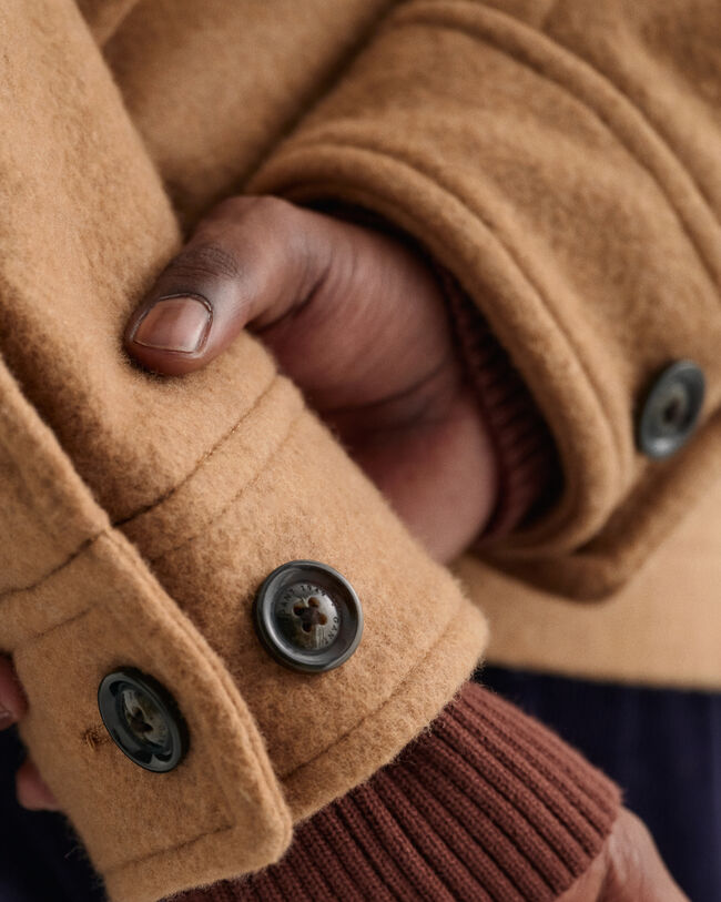 Giacca in lana corta