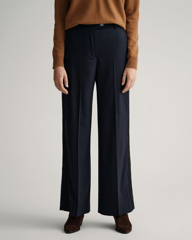 Pantaloni Tuxedo a vita alta