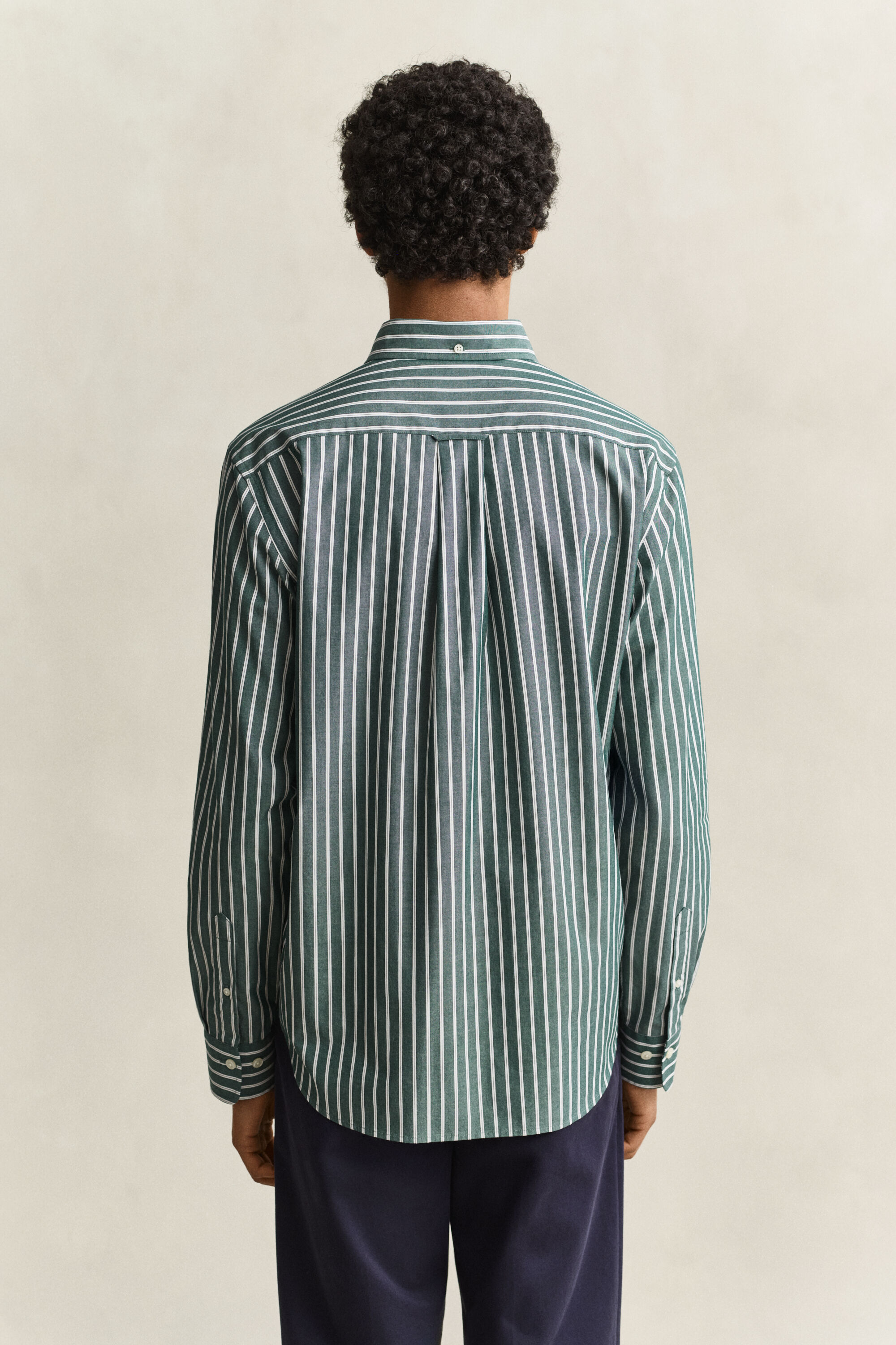 Camicia in popeline a righe