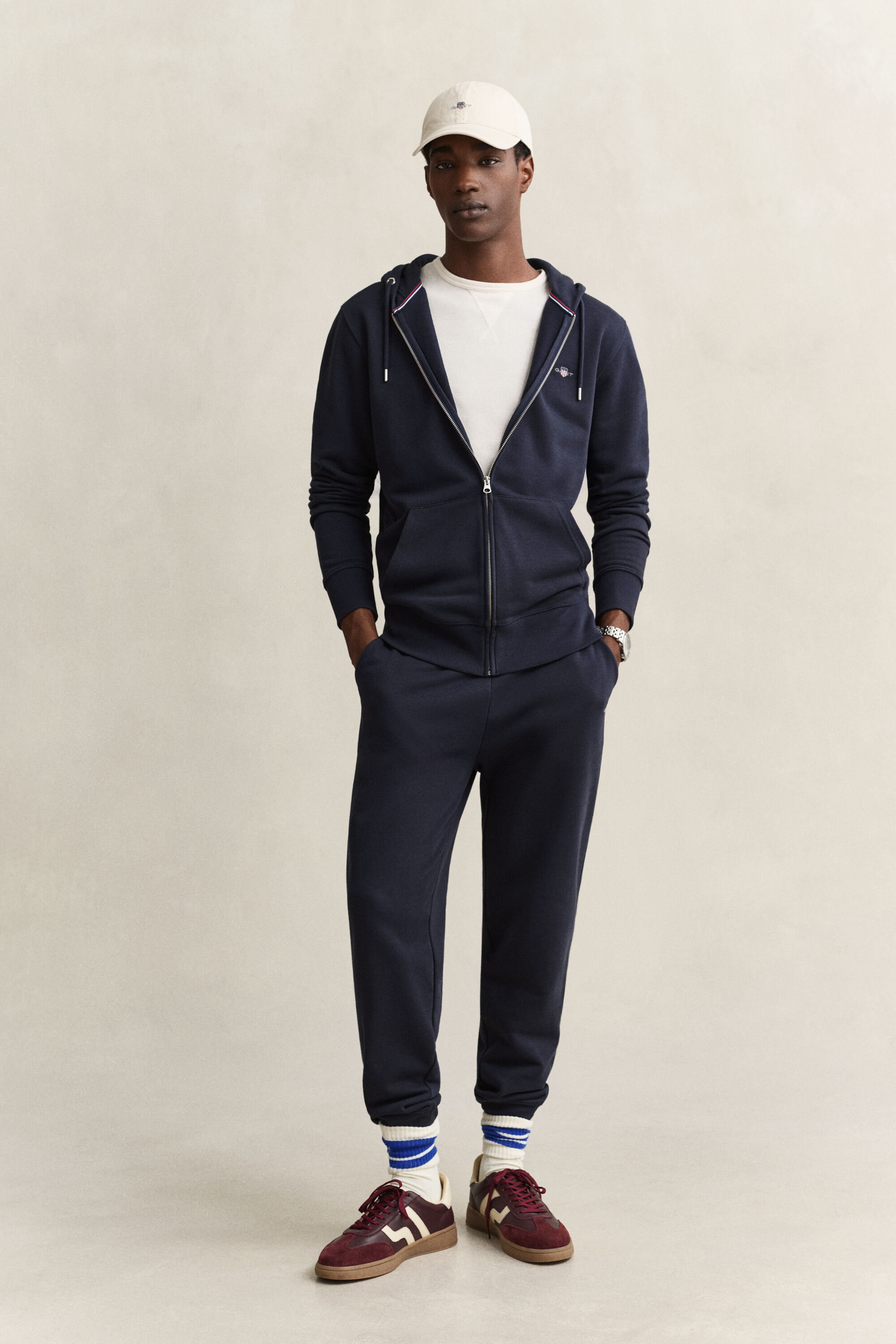 Felpa con cappuccio Shield con zip