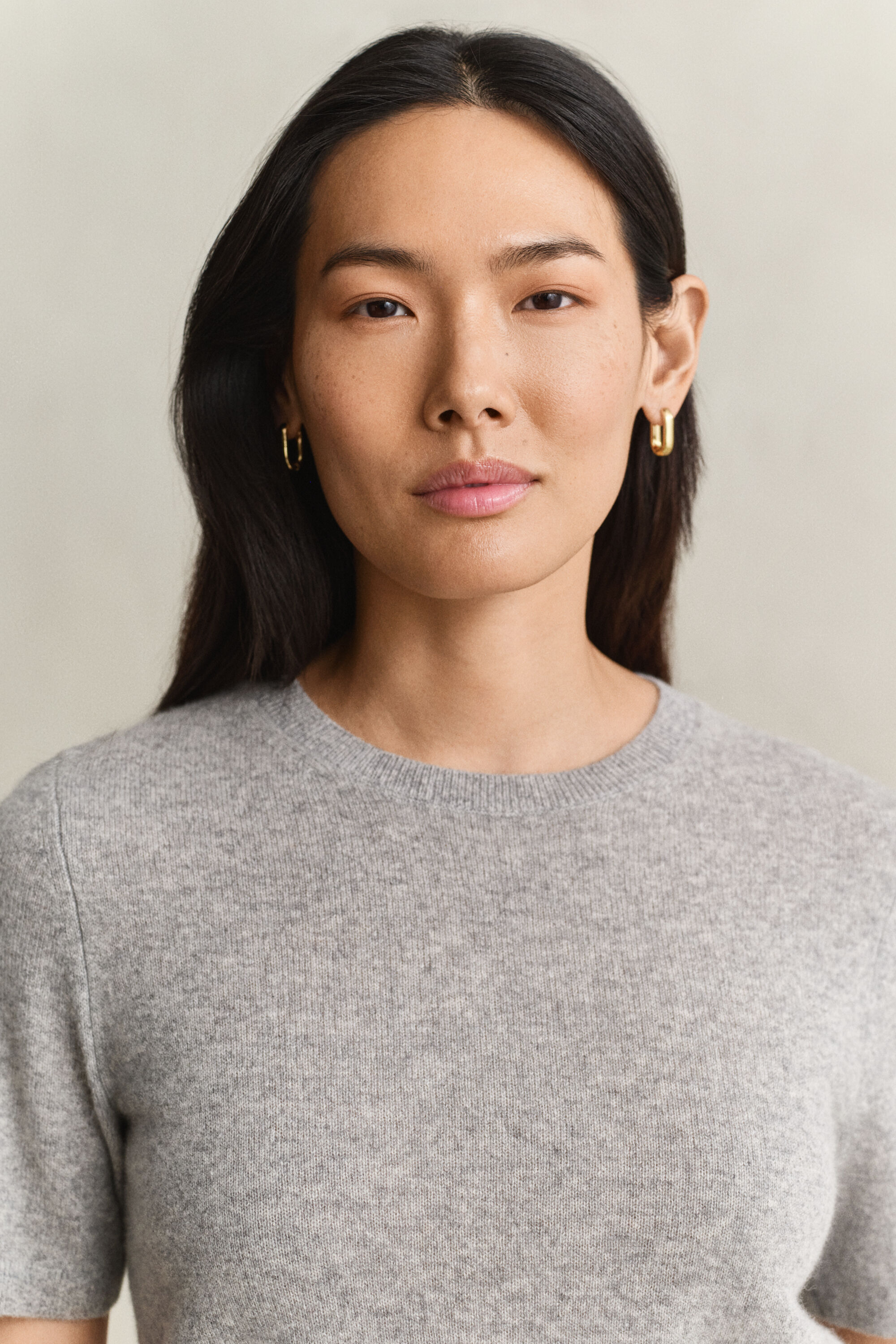 Maglia a maniche corte in cashmere