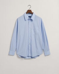 Camicia in popeline a righe oversize