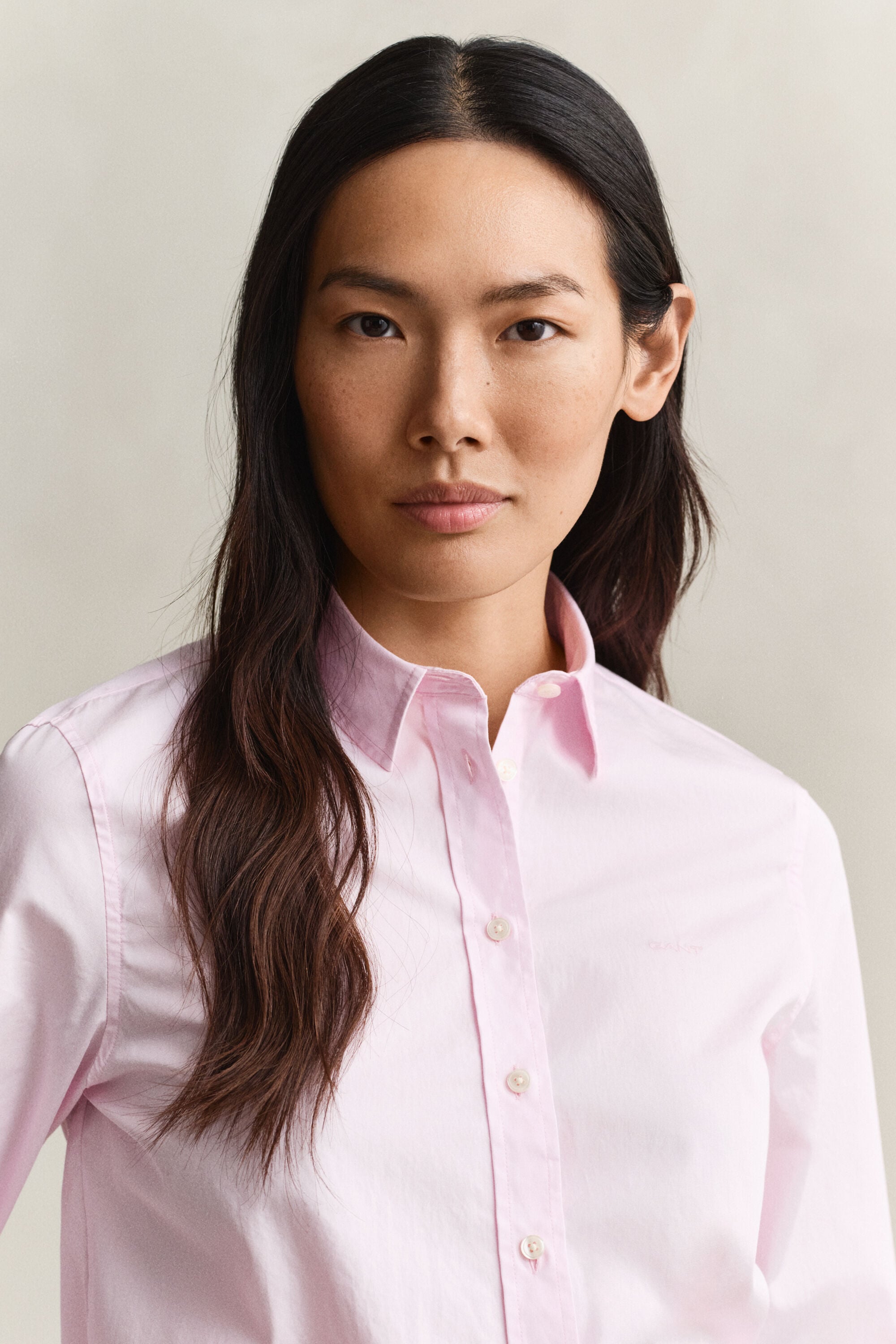 Camicia classica in popeline regular fit