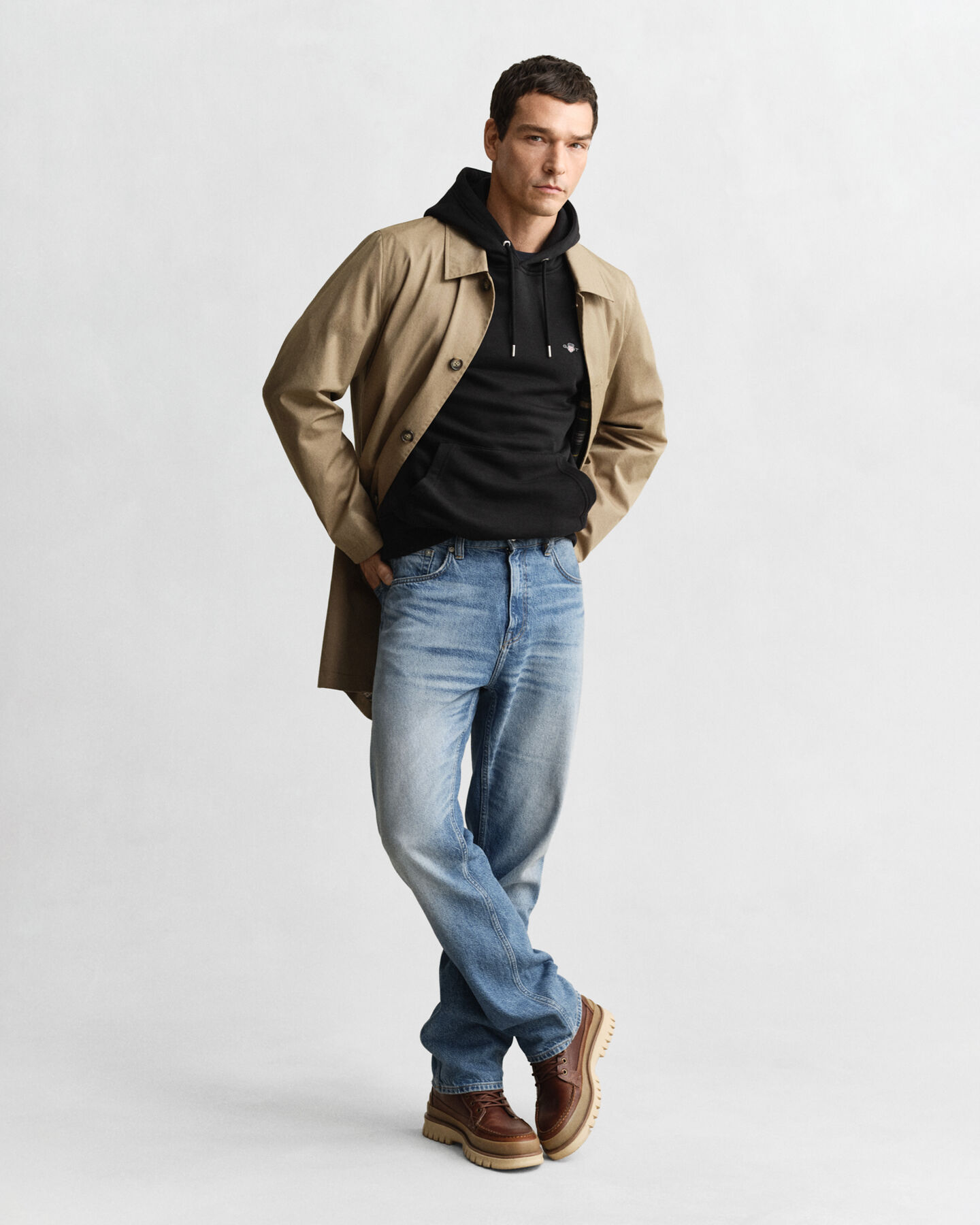 Felpa Shield con cappuccio