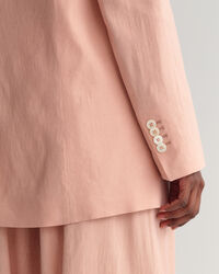 Blazer di lino elasticizzato regular fit