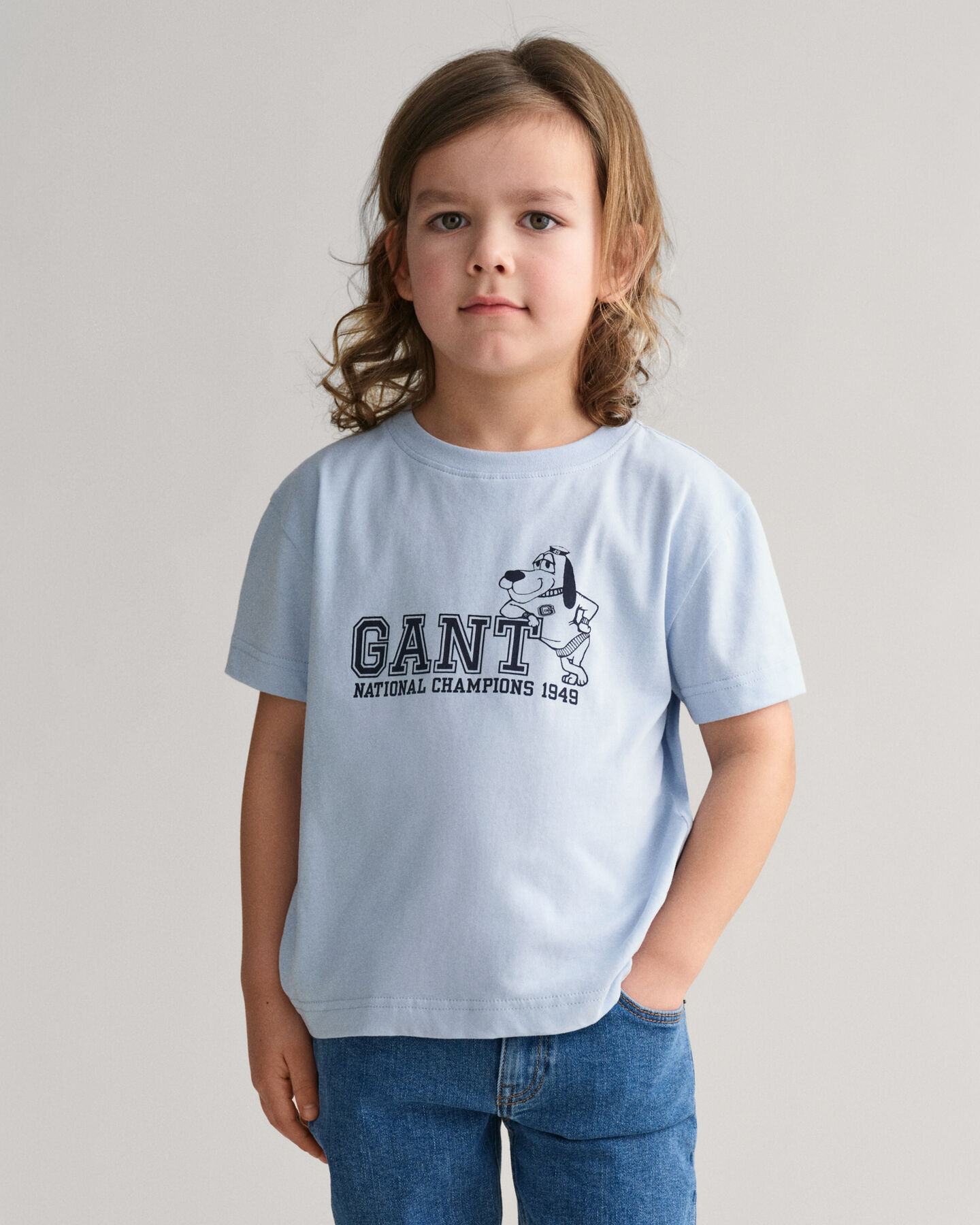 T-shirt GANT con stampa di cane Kids