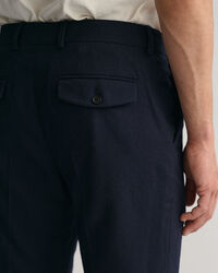 Pantaloni in flanella slim fit