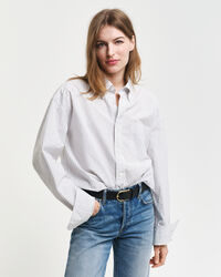 Camicia a righe Heritage in popeline relaxed fit