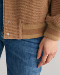 GANT Varsity Jacket in twill di lana