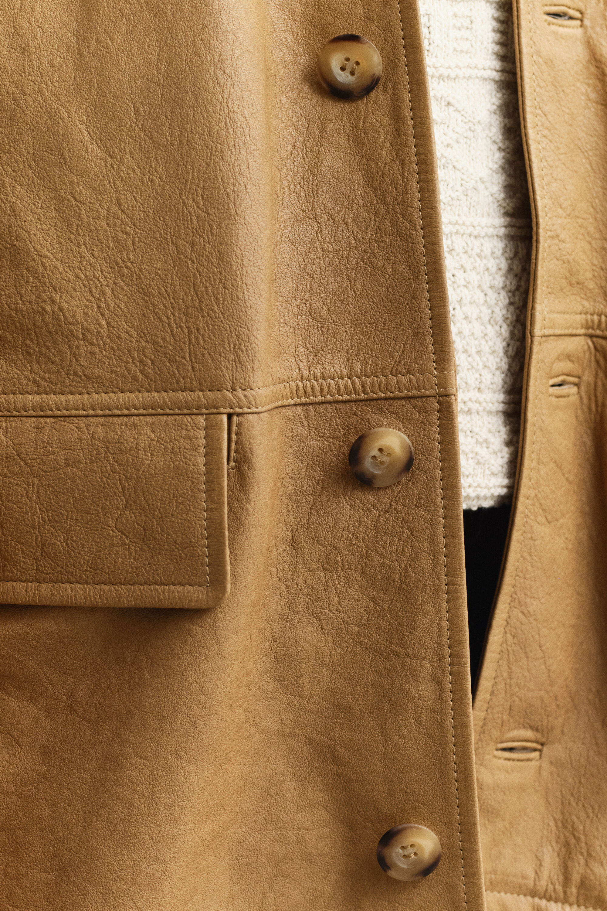 Giacca Decker in pelle