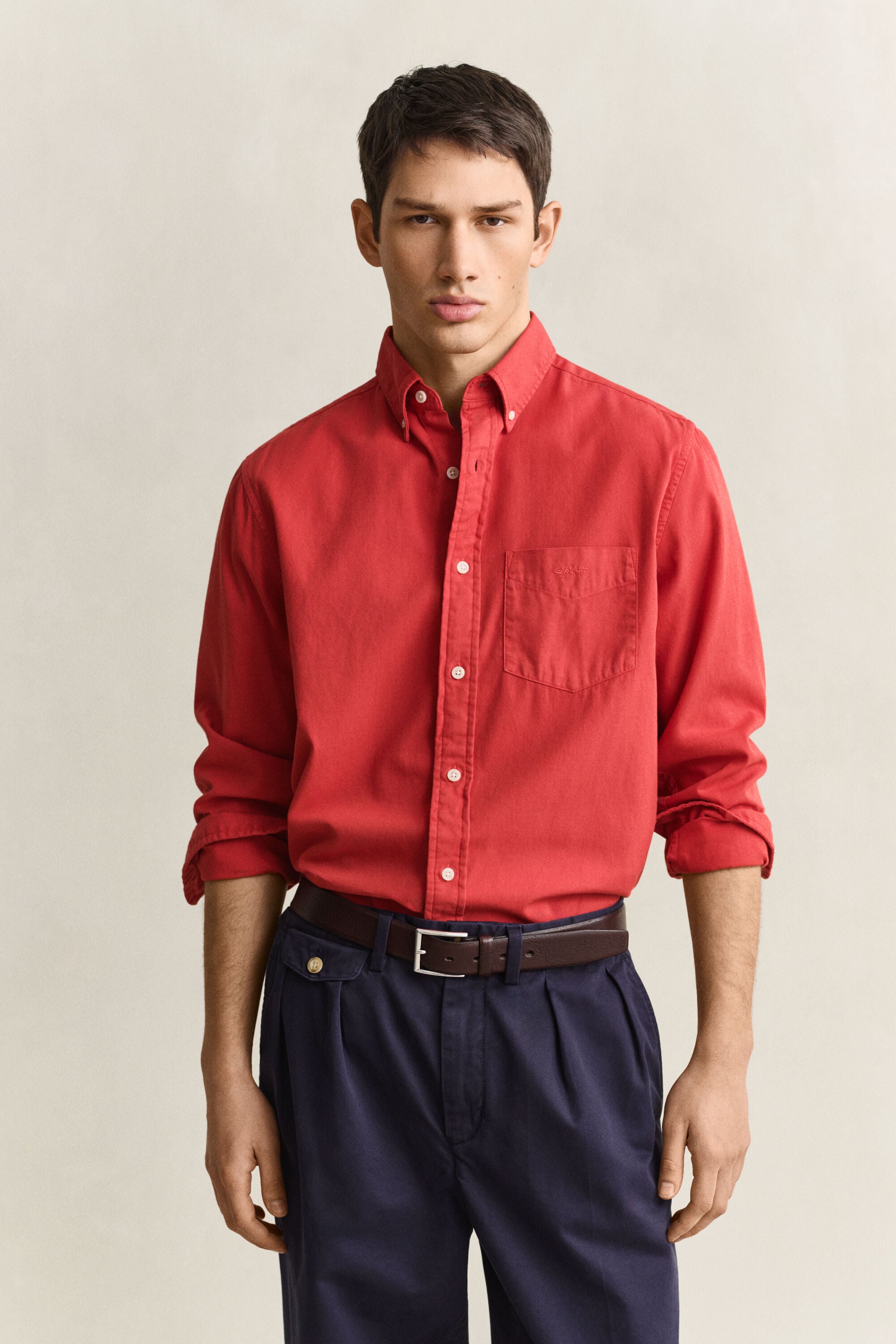 Camicia in twill regular fit