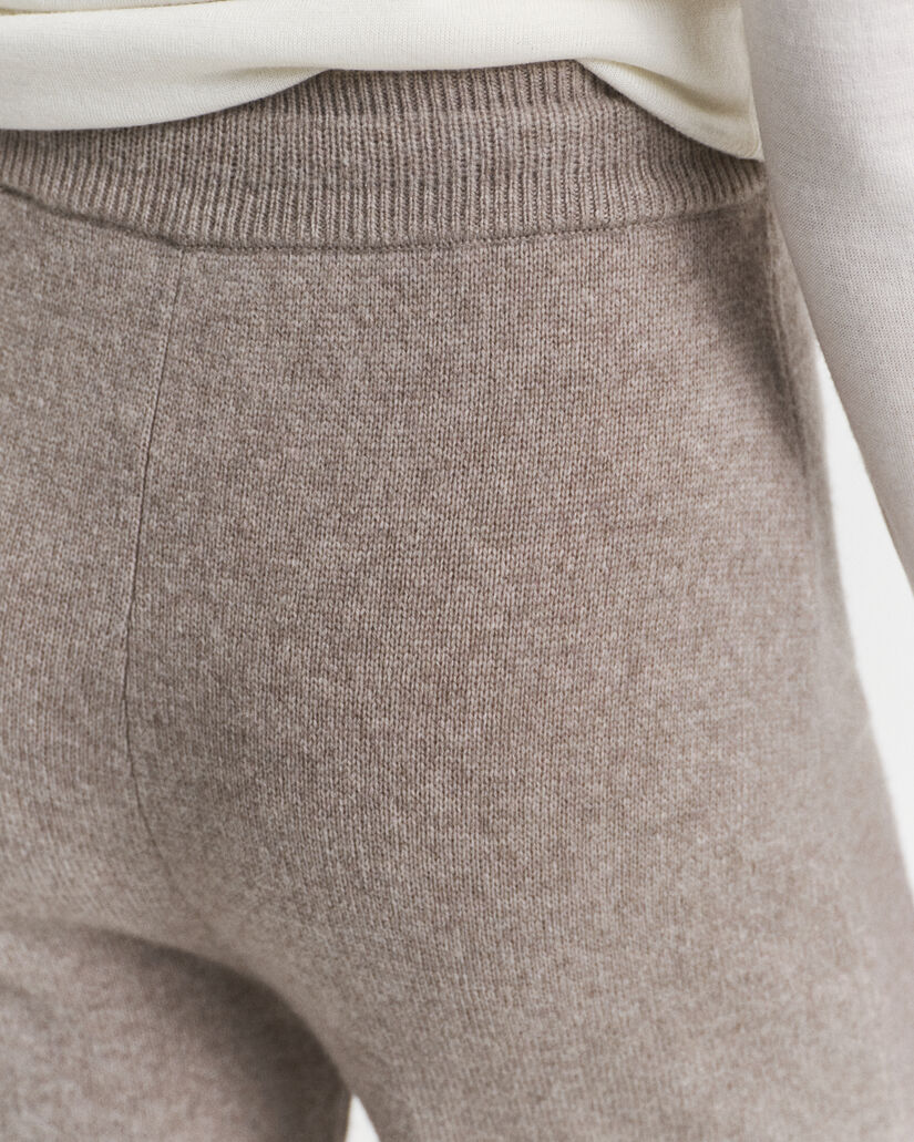 Pantaloni in maglia di lana