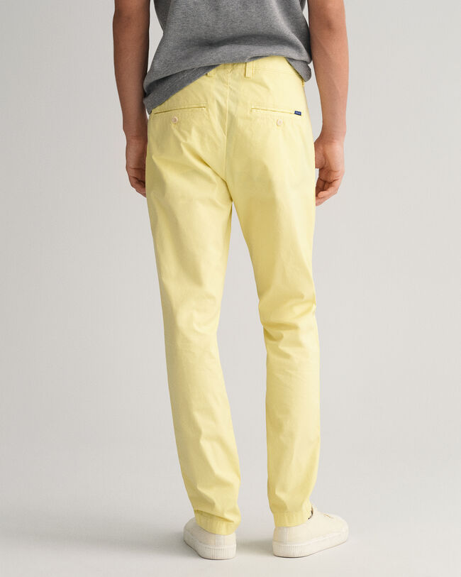 Pantaloni chino Hallden Sunfaded slim fit