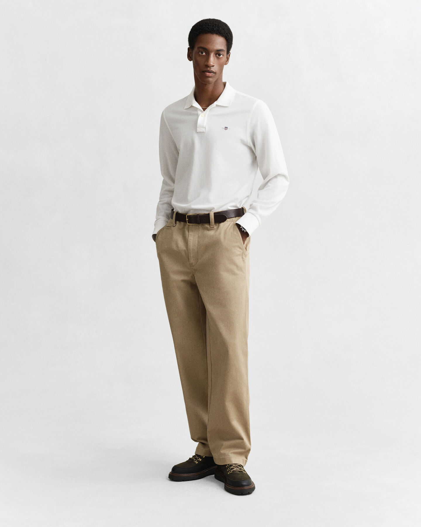 Rugger in piqué Shield