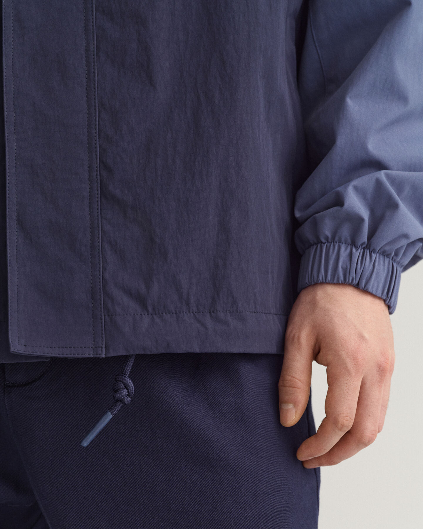 Giacca Blocked con cappuccio