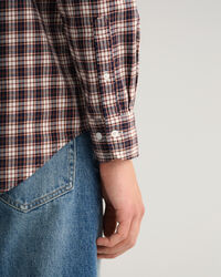 Camicia a quadri in flanella regular fit