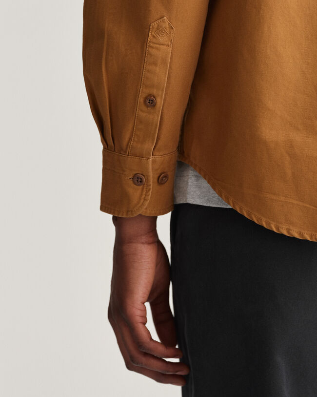 Camicia in twill relaxed fit