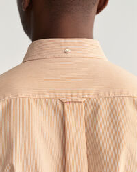 Camicia in broadcloth a righe Banker regular fit