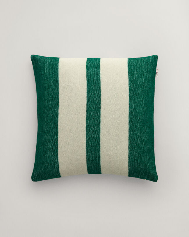 Cuscino di lana a righe