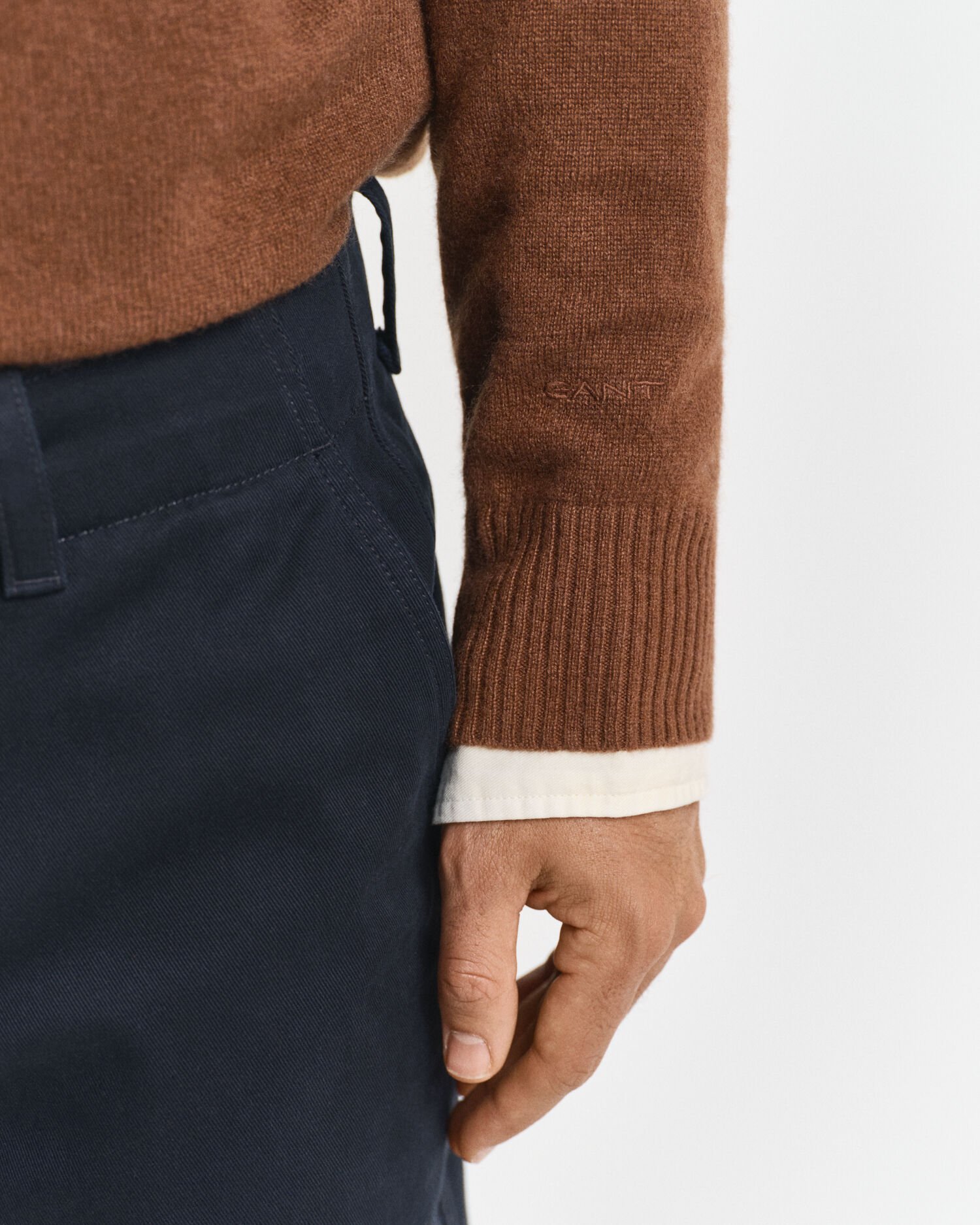 Maglia girocollo in cashmere