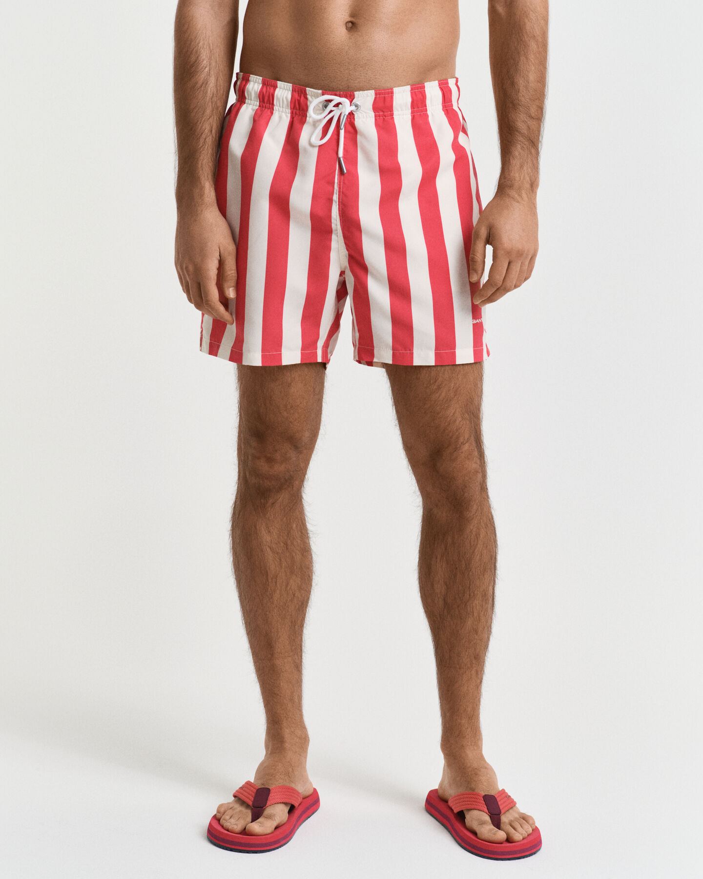 Pantaloncini da bagno a righe larghe