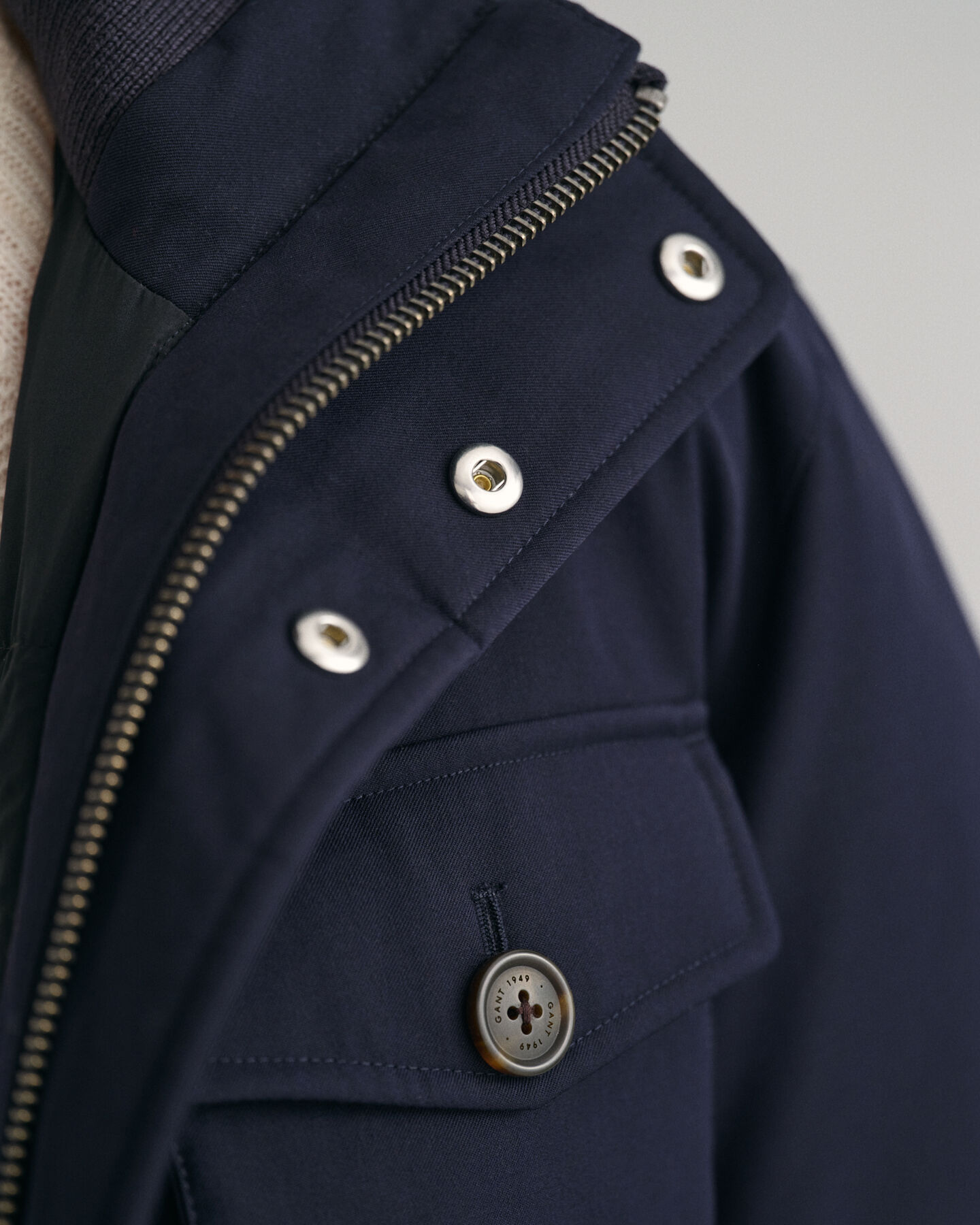 Giacca Field in flanella imbottita