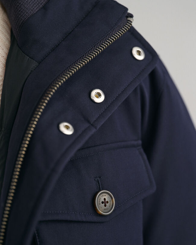 Giacca Field in flanella imbottita