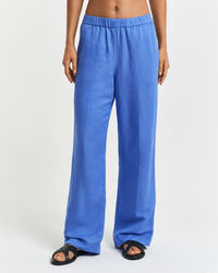 Pantaloni Pull-on in misto lino relaxed fit