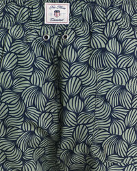 Pantaloncini da bagno con stampa di corda