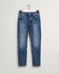 Jeans Hayle con patta con bottone regular fit