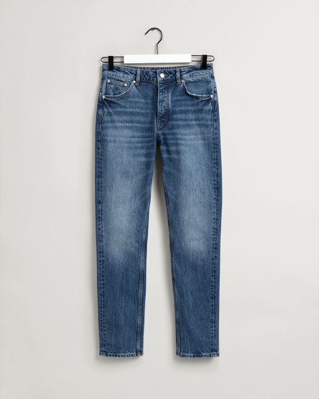 Jeans Hayle con patta con bottone regular fit