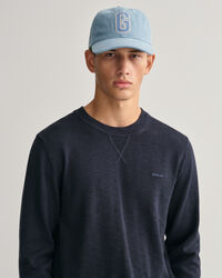 Maglia girocollo in cotone flamme