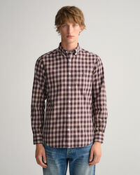 Camicia a quadri in flanella regular fit