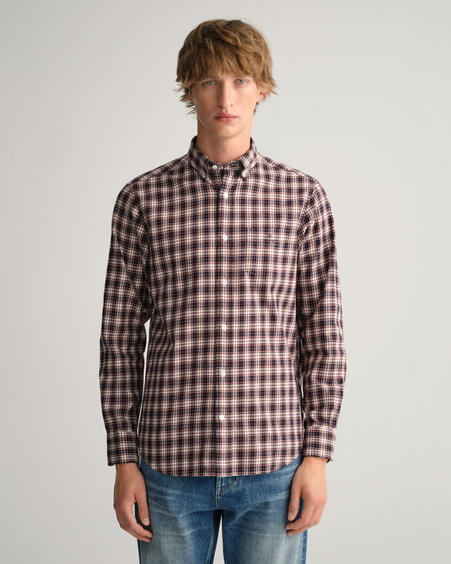 Camicia a quadri in flanella regular fit