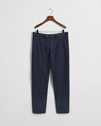 Pantaloni chino in tela stretti in fondo regular fit