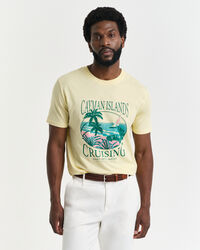 T-shirt con stampa Sailing GANT USA