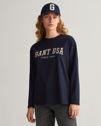 T-shirt USA Graphic a maniche lunghe