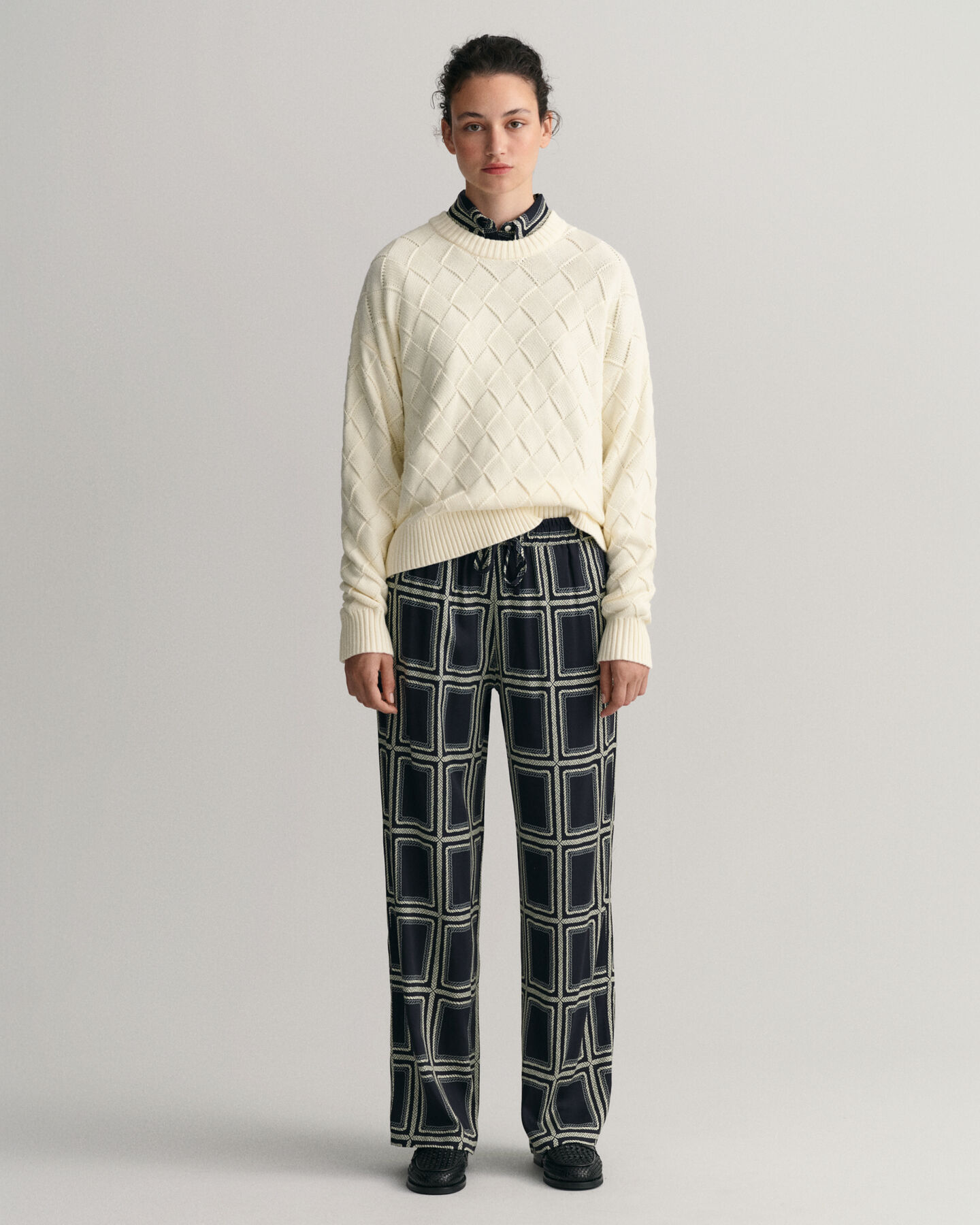 Maglia girocollo Weave