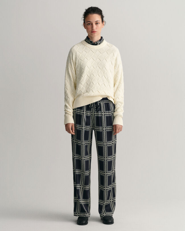 Maglia girocollo Weave