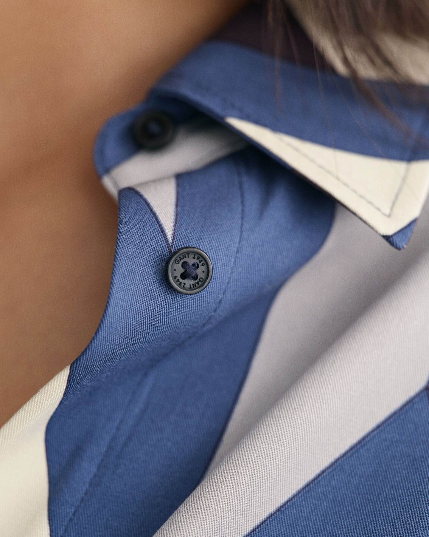 Abito chemisier con stampa di scritta